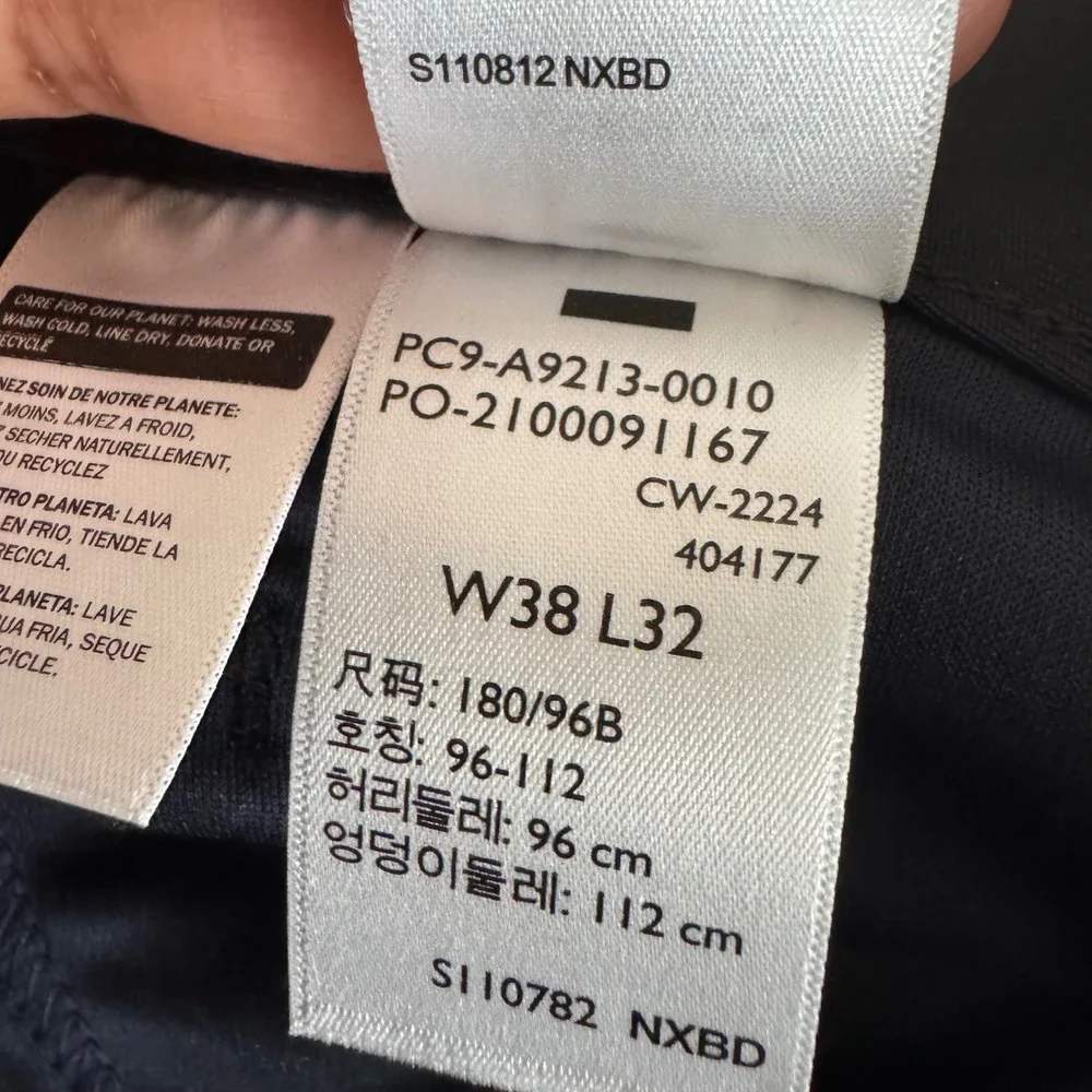 Levi 511 Slim Fit Tech Pants Mens 38x32 Black Performance Casual Workwear